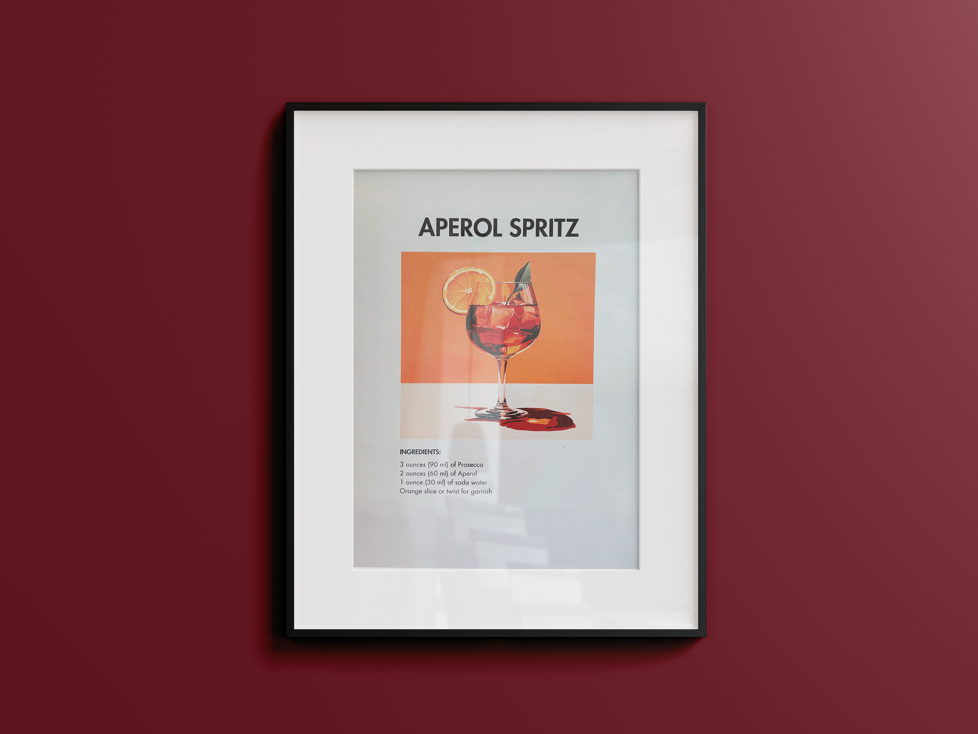 Cocktails Canvas Print 30x40