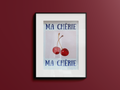 Ma Cherie Canvas Print 40.8x30.9