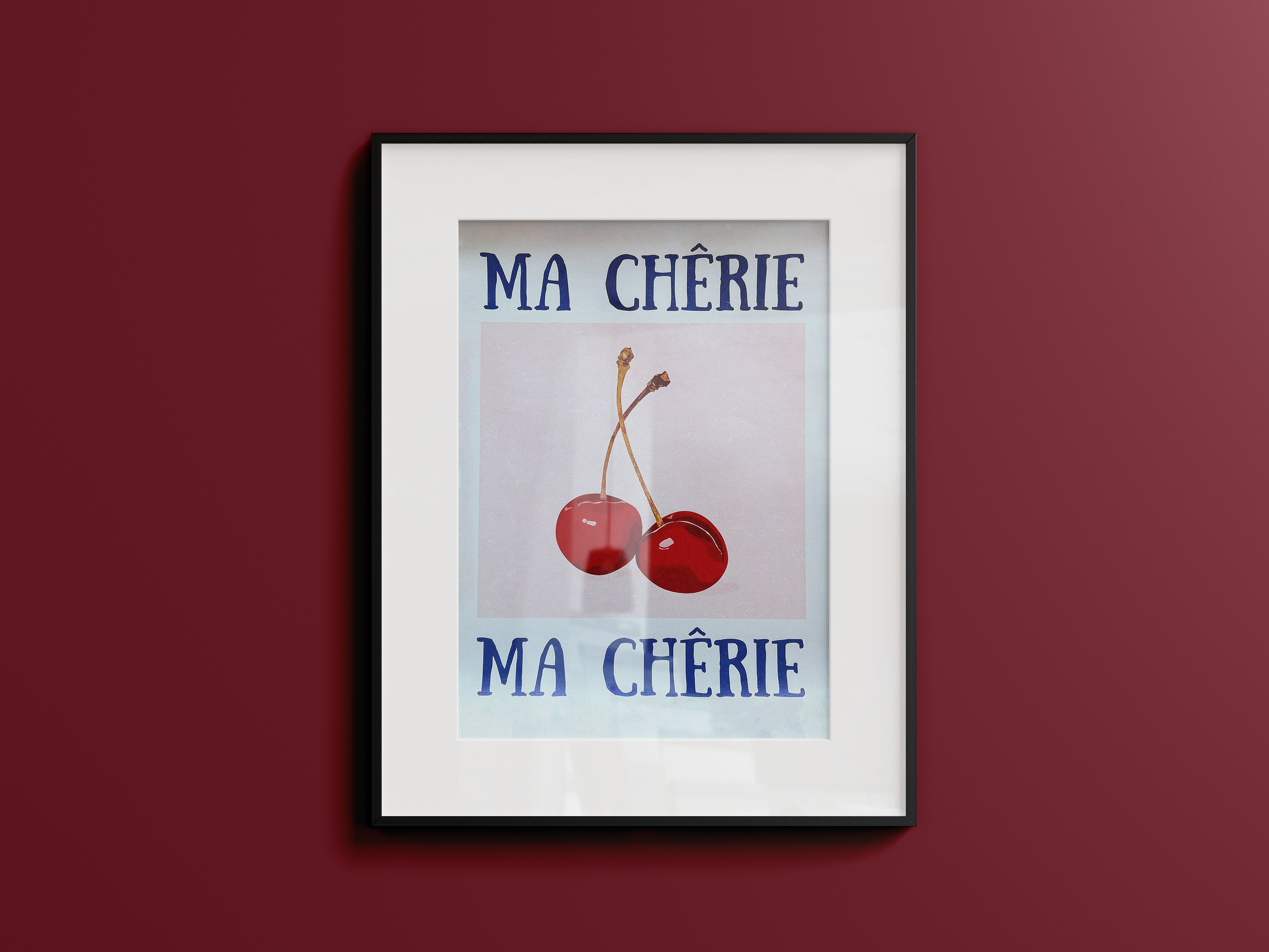 Ma Cherie Canvas Print 40.8x30.9