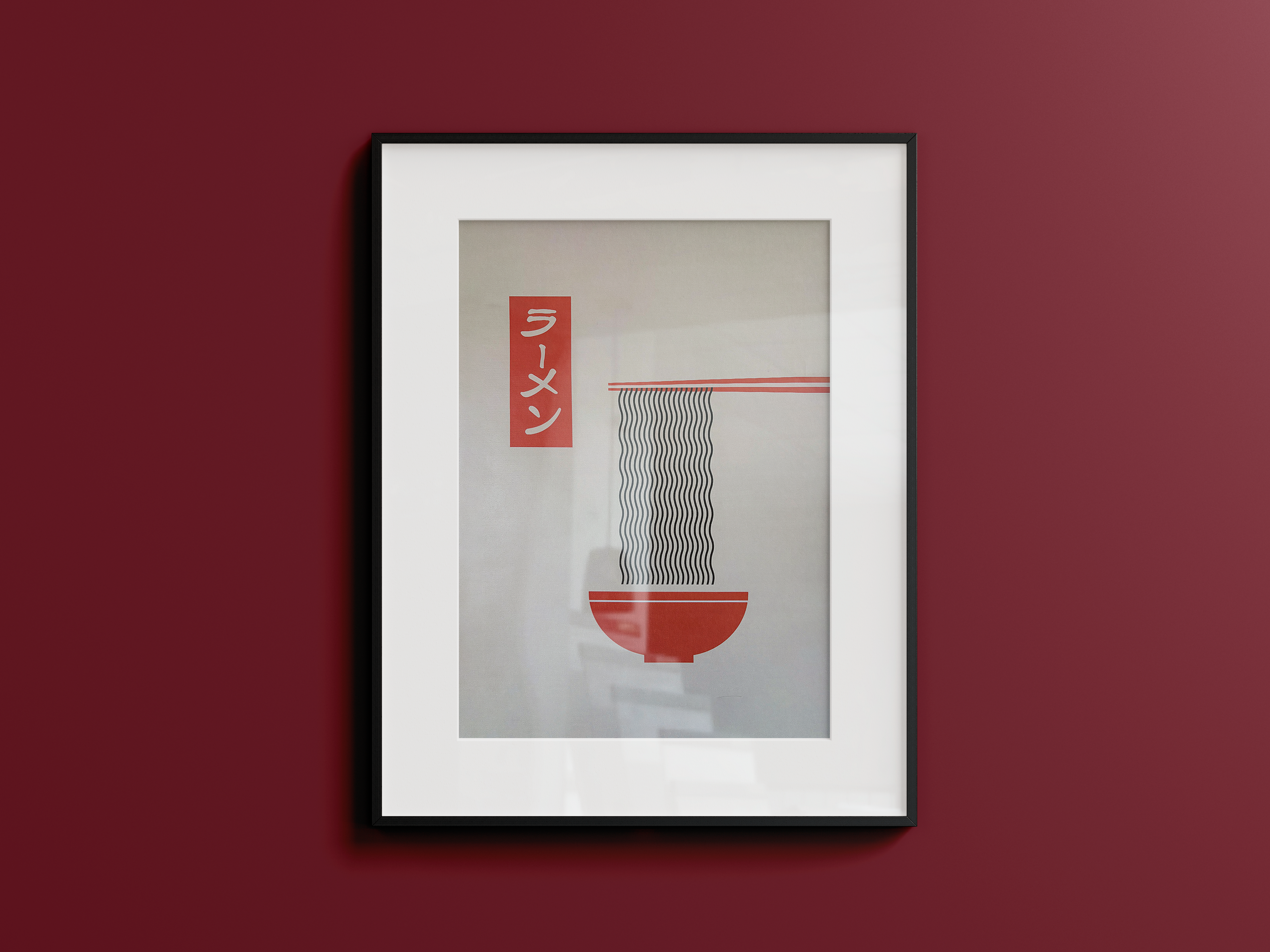 Noodles Canvas Print 30.3x42.3cm