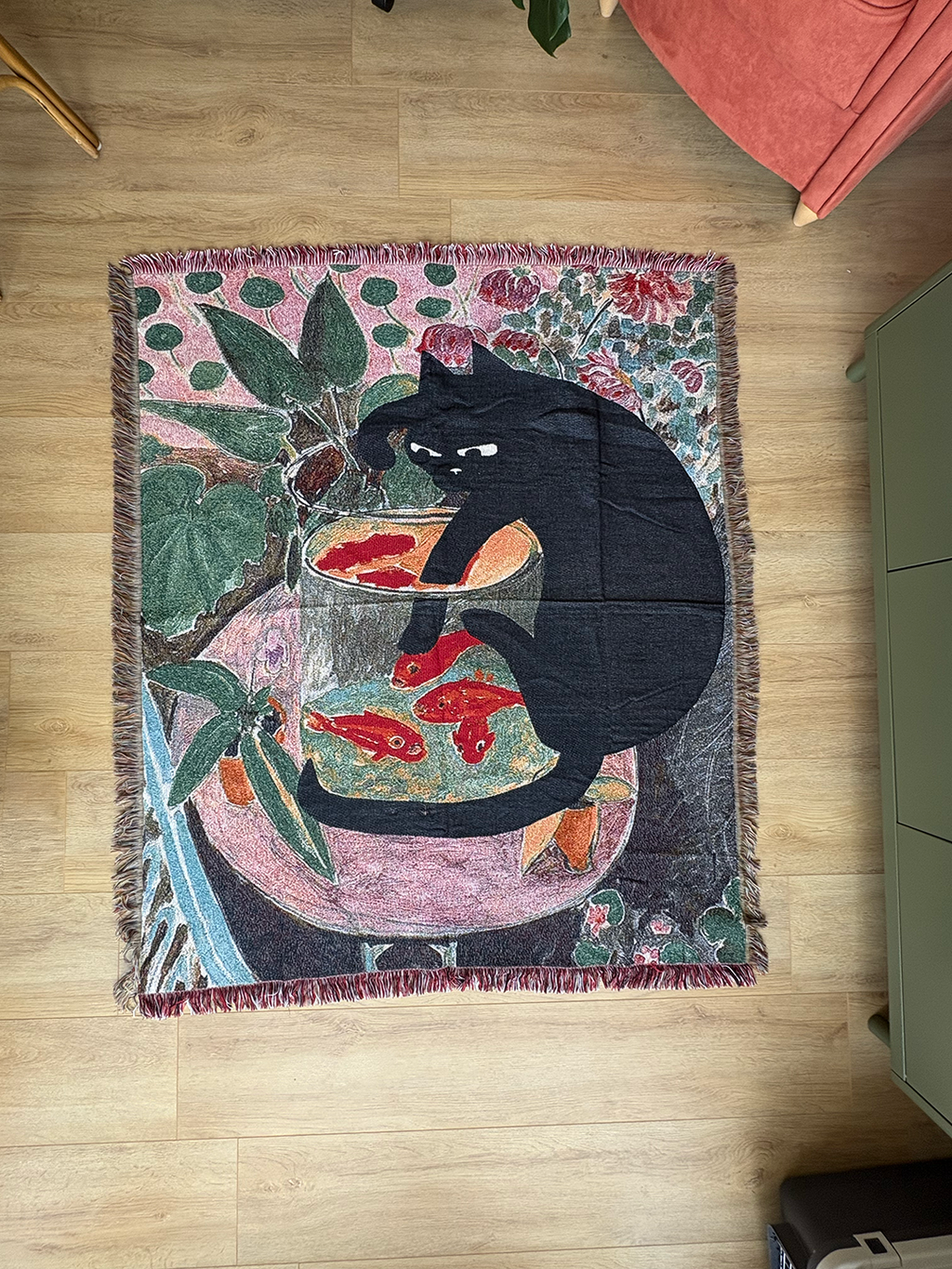 Kitty Throw Blanket